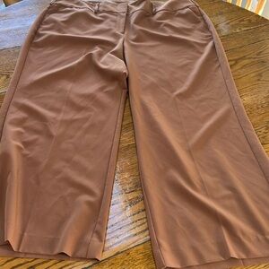 Women's Brown Wide-Leg Pants